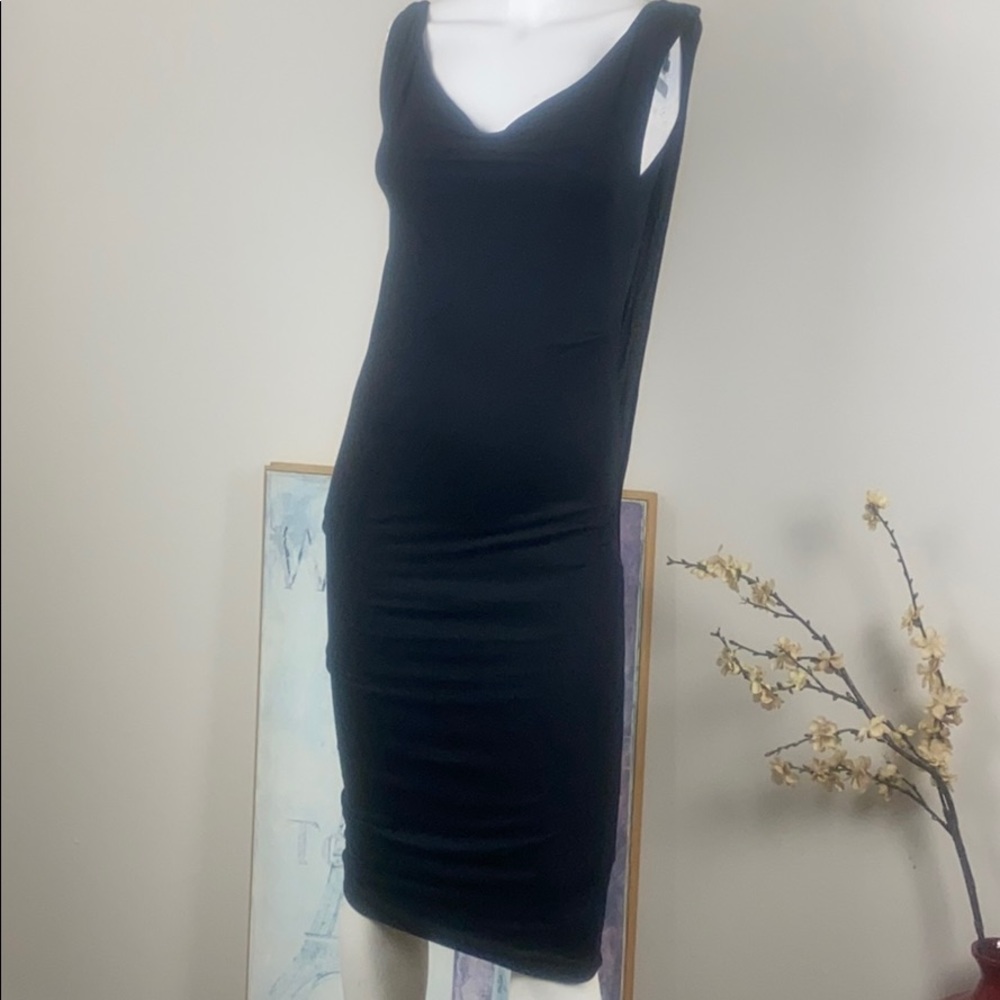 Supertrash LA Black Cotton Stretch Dress